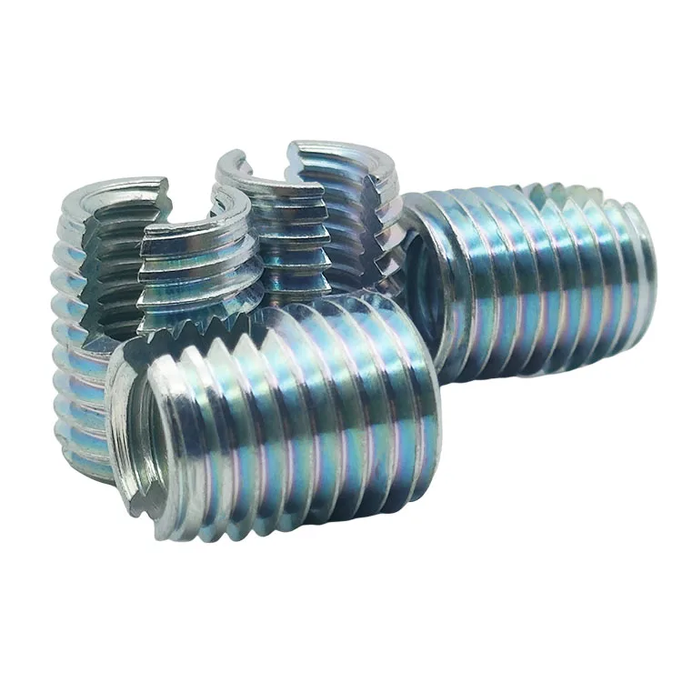 Ss304 Metric 302 M2 M3 M4slotted Thickwall Stainless Steel Self tapping Thread Insert