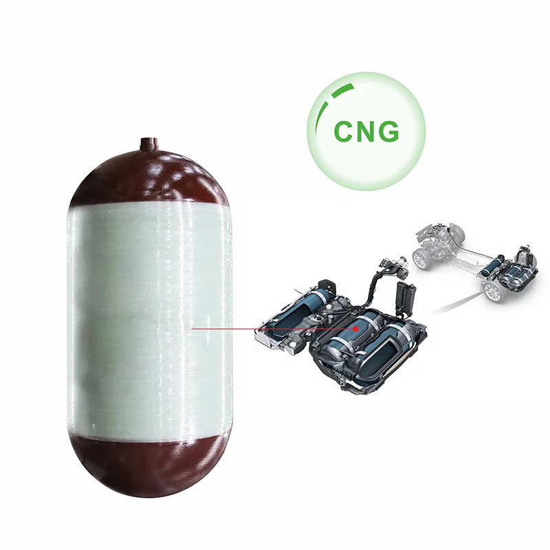 Композитный материал cng tank type 2 высокого давления цилиндр для автомобиля