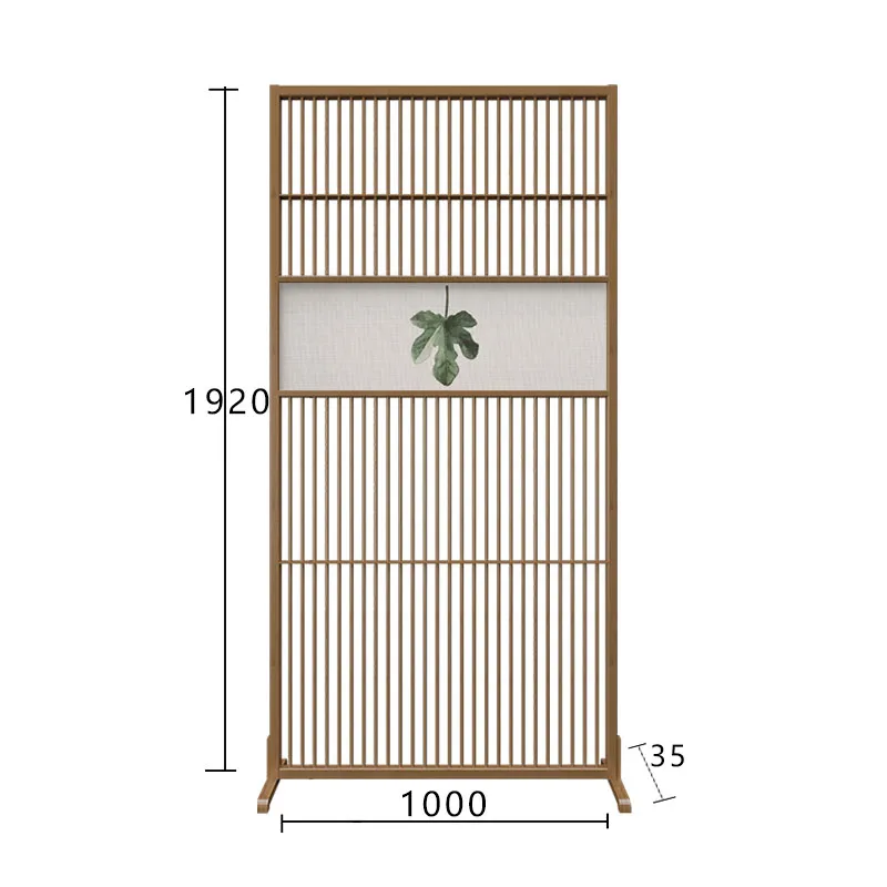 Natural color wood Folding screen wall mounted hanging room divider
