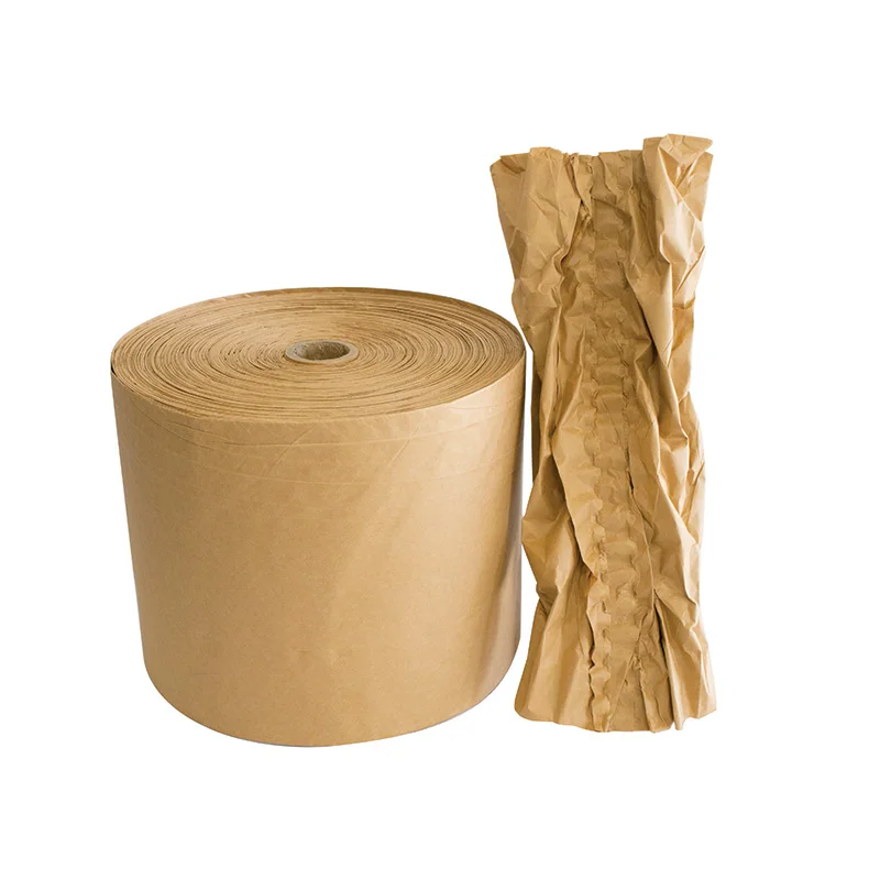 
Premium Oem Factories Box Carton Packaging Cushion Machine Brown Kraft Paper Roll 