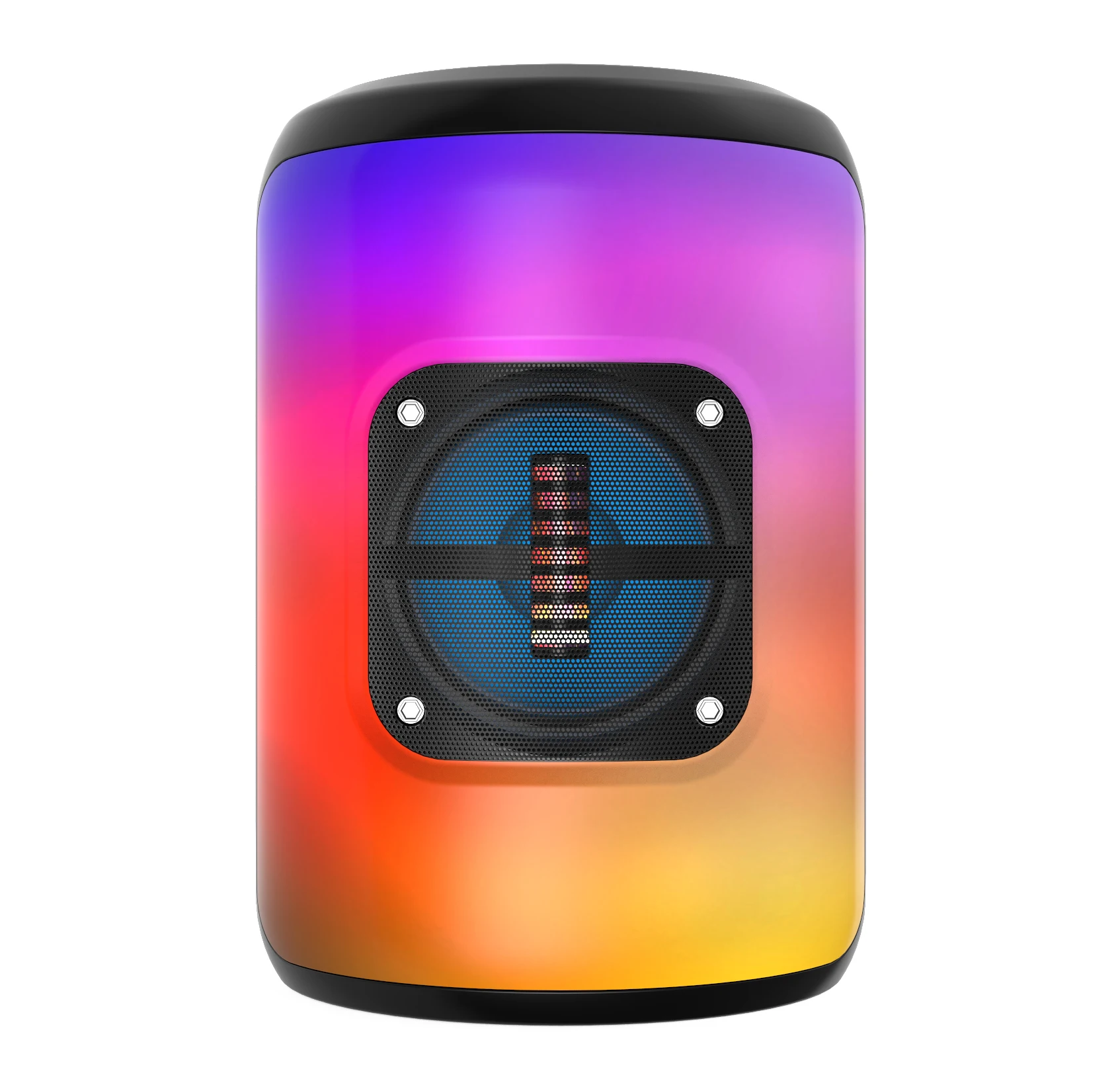 Подставки для динамиков портативный MP3 MP4 AUX Mic для домашней вечеринки караоке для улицы с эффектом пламени dj-динамик TWS BQB для мобильного телефона