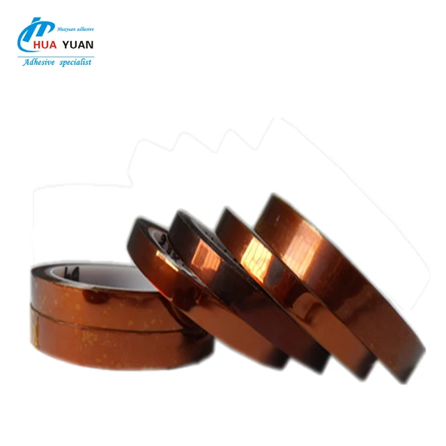 China High Temperature  Polyimide Film Adhesive Insulation Tape Water Activated for Automotive Sensor Bag Sealing Antistatic