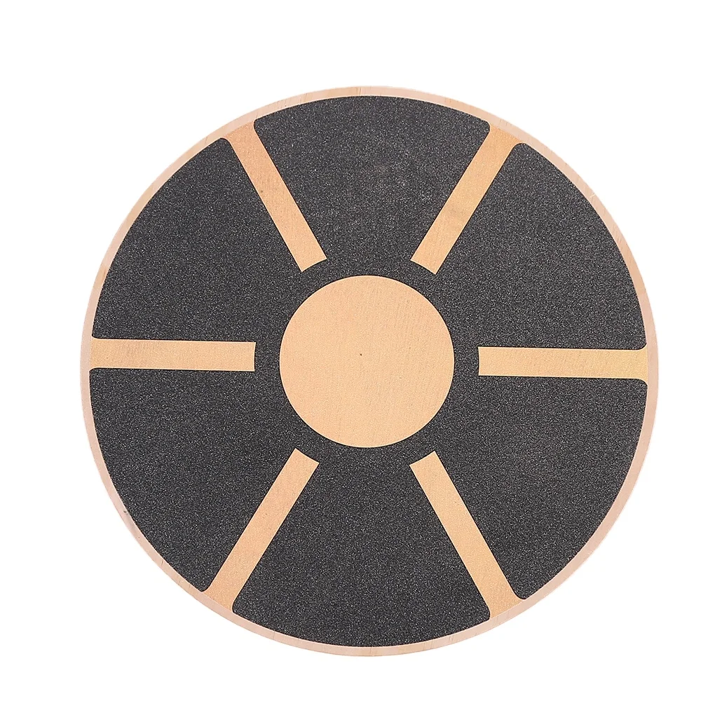 Wholesale Yoga Gym Training Balance Board Fitness Workout Wooden Wobble Board