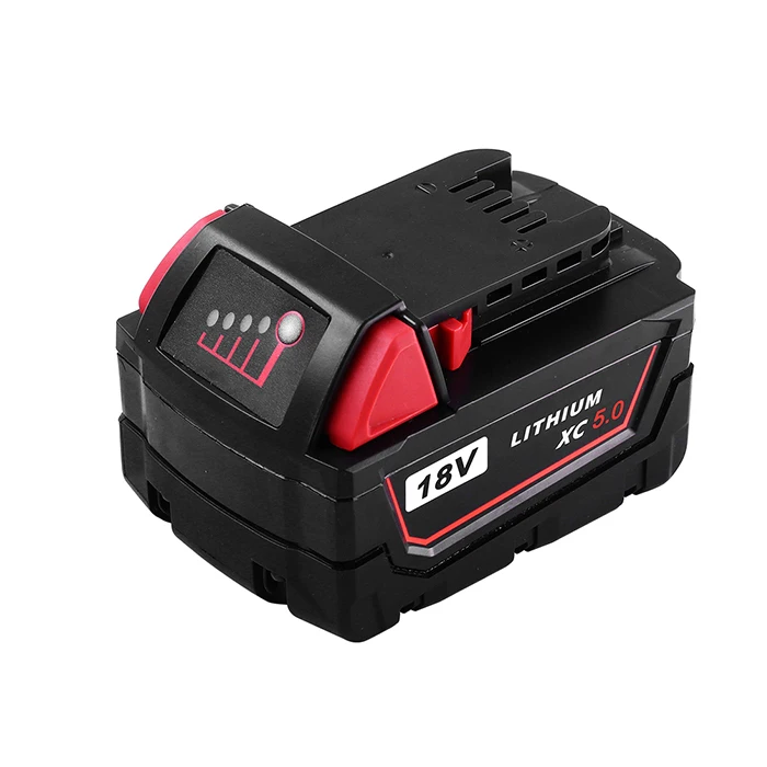 Correct Version RHY 18V 5.0Ah Li-ion Battery for Milwaukees 18V Combo Milwaukees Battery MI18 Cordless Set MI18 48-11-1850