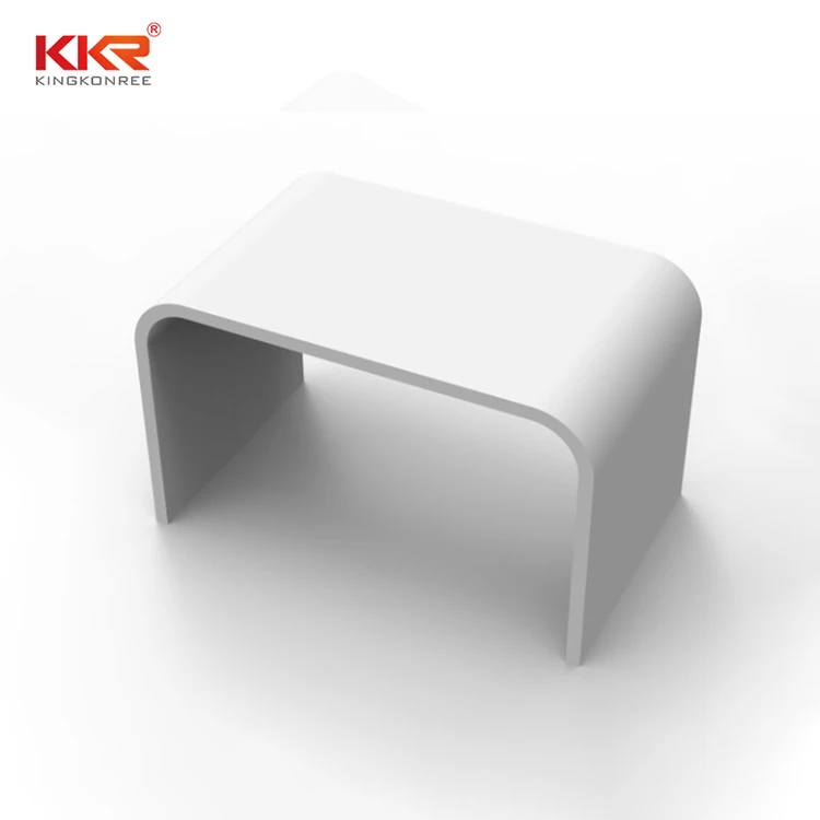artificial stone shower chair, bathroom shower bench, acrylic solid surface shower stool