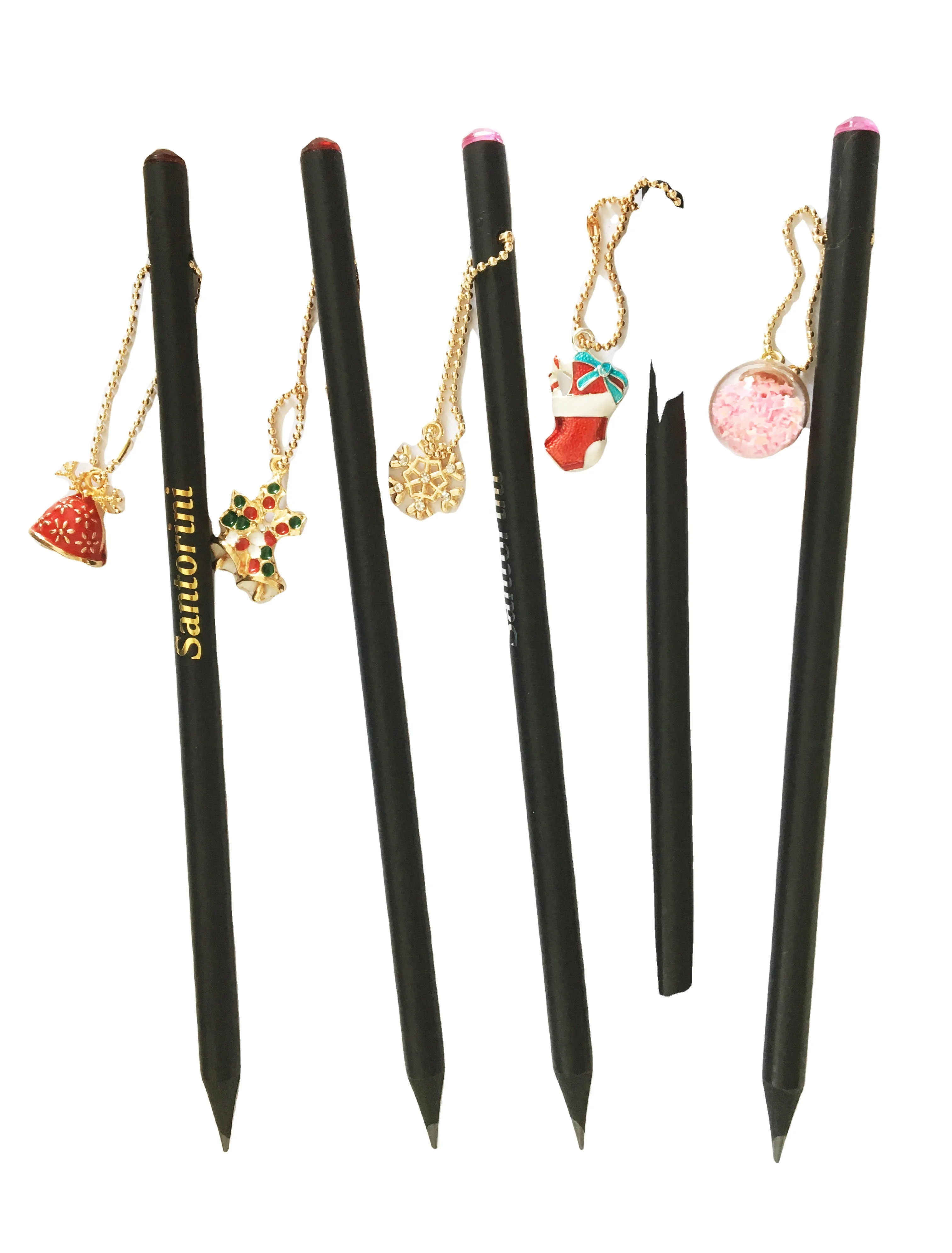 China Black Wooden Pencil Supplier Christmas Pencil