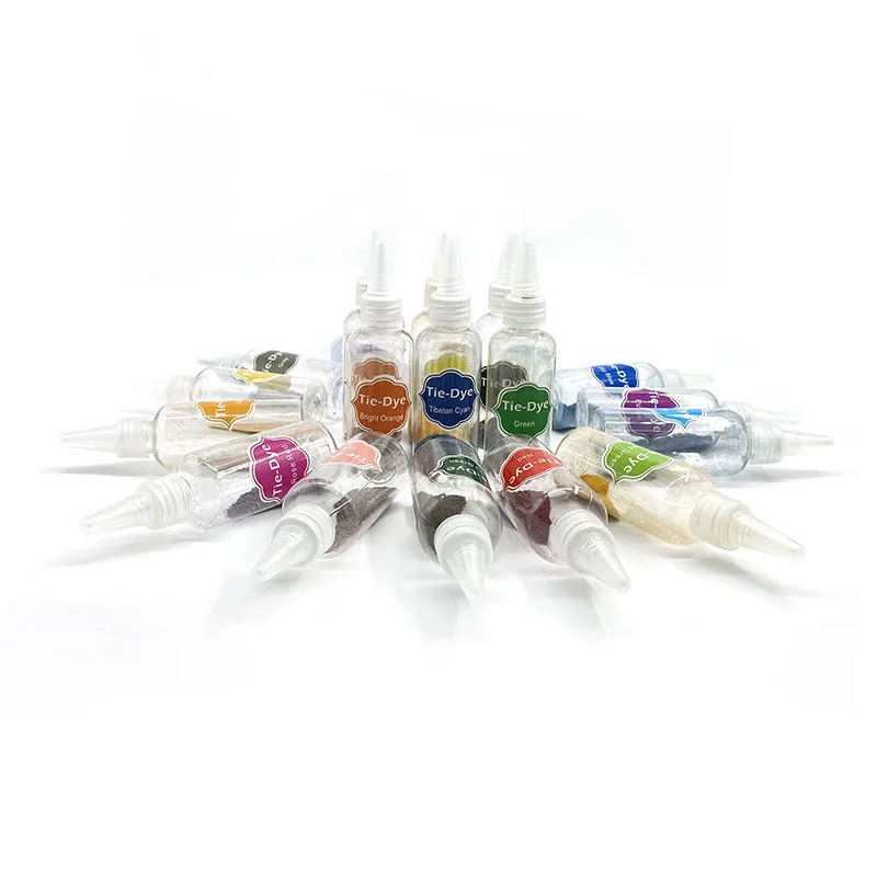 20 colors DIY Paint Tie Dyeing Tie-Dye Bandhnu Plangi Powder in bulk