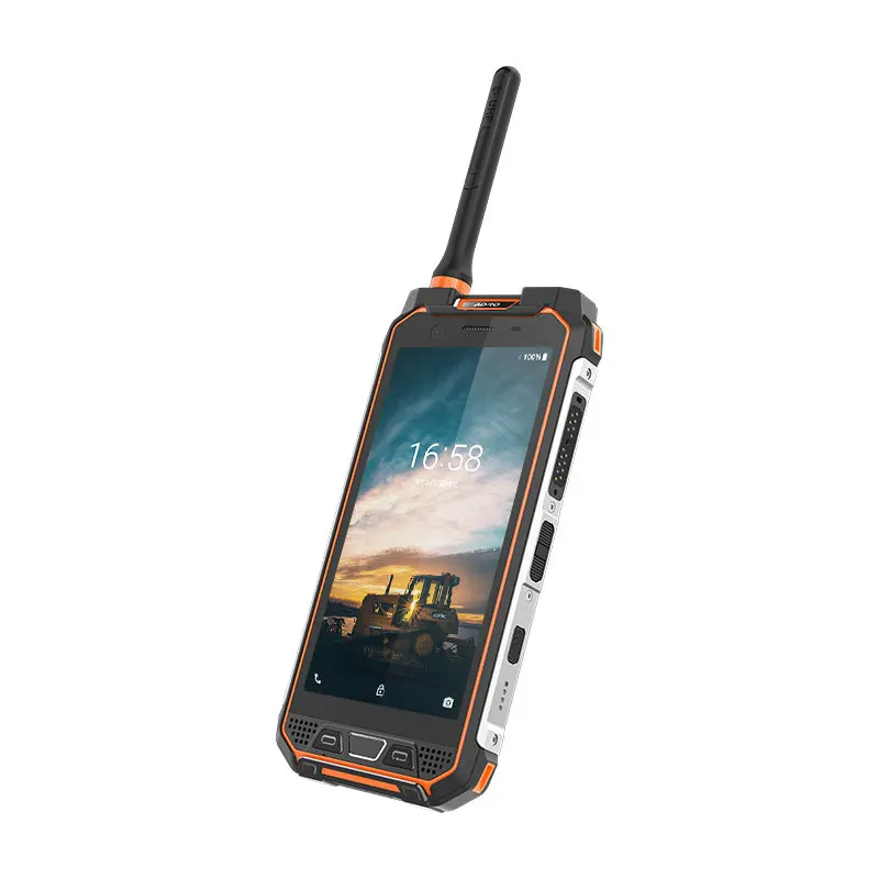 PTT Radio Real PTT/ZELLO  W3 4 Inch Screen IP68 Waterproof Rugged Smartphone 4G LTE Dual Band UHF Walkie Talkie