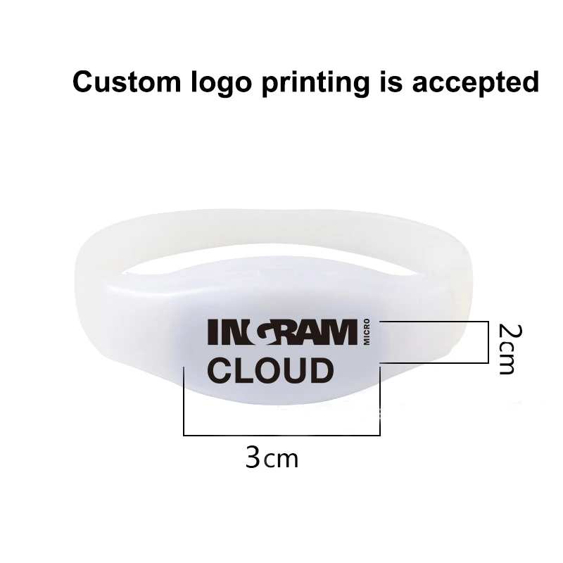 Live Show Gig Bar Lighting Concert Remote Control DMX Glowing Light up Luminous Nfc Rfid Silicon Wristband Led Bracelets