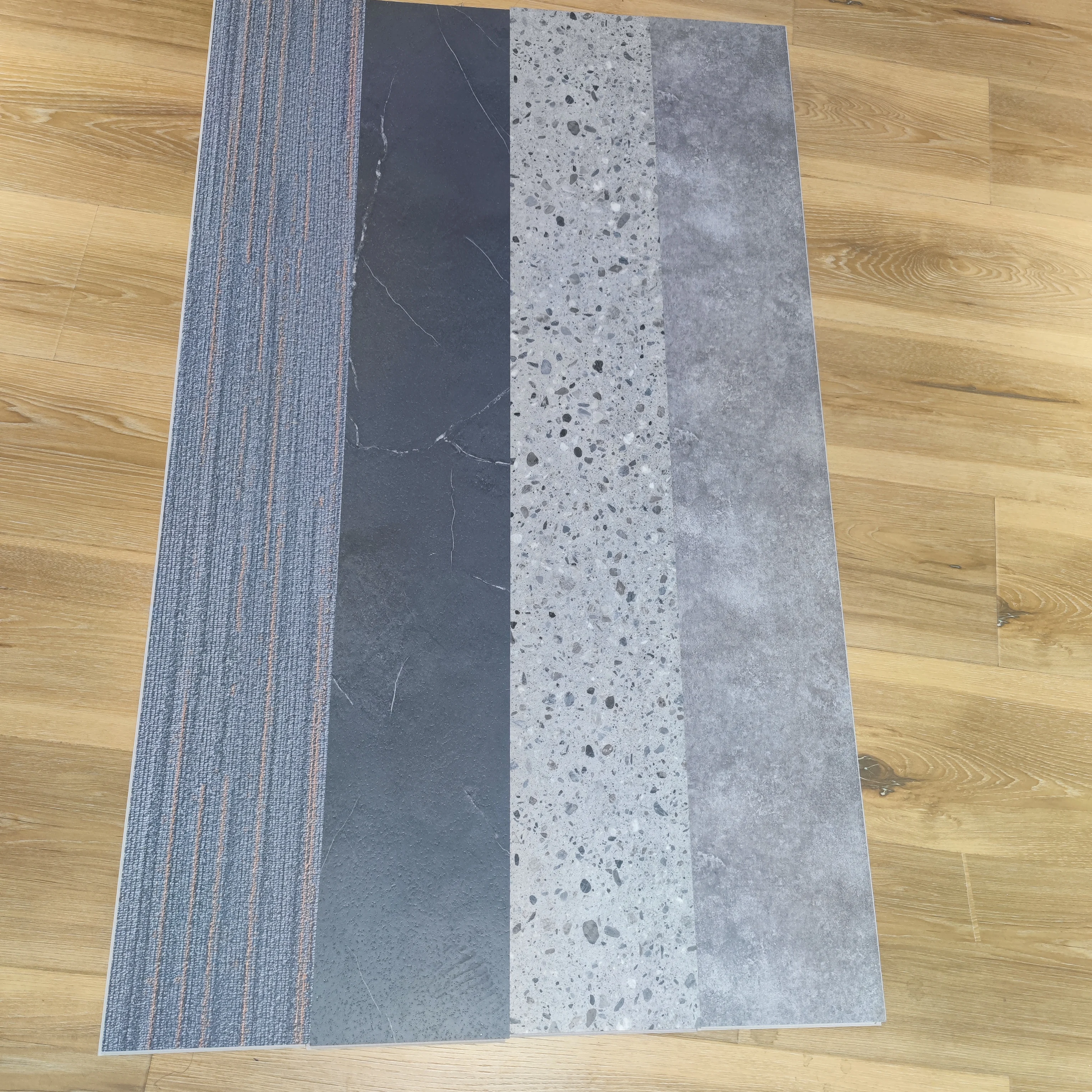 TAP & GO New Style Floor Vinyl Plastic Wood Grain Spc Click Flooring Peel and Stick