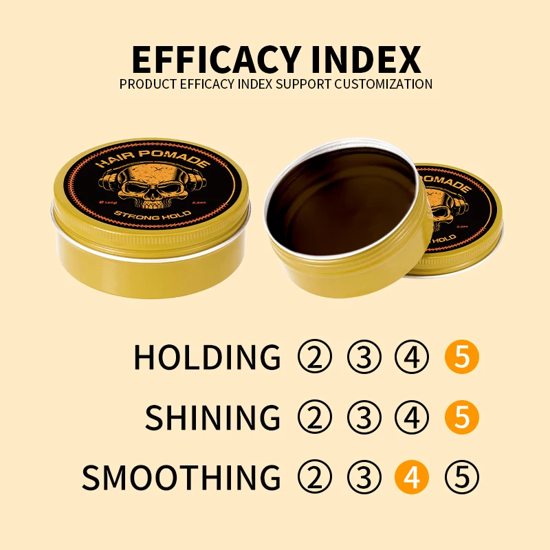 Private brand 150g olive oil shine strong hold hair gel styling product hair wax waves pomade for men