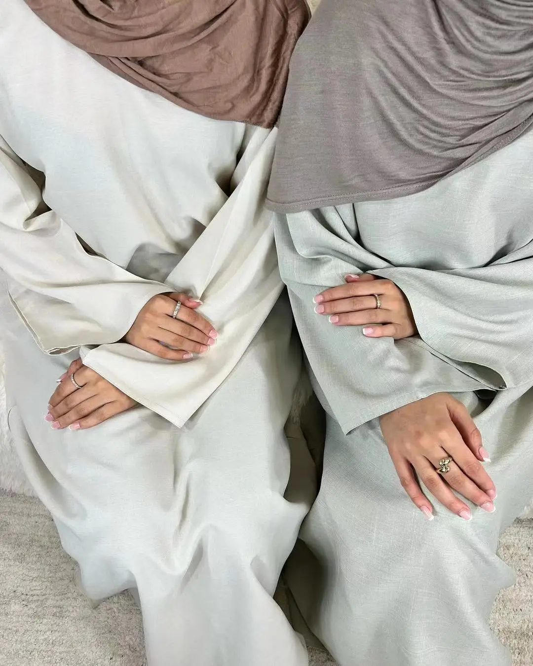 Cotton Linen Closed Abaya Dress Dubai Luxury Turkey Plain Casual Abayas for Women 2024 Ramadan Islamic Kaftan Muslim Hijab Robe