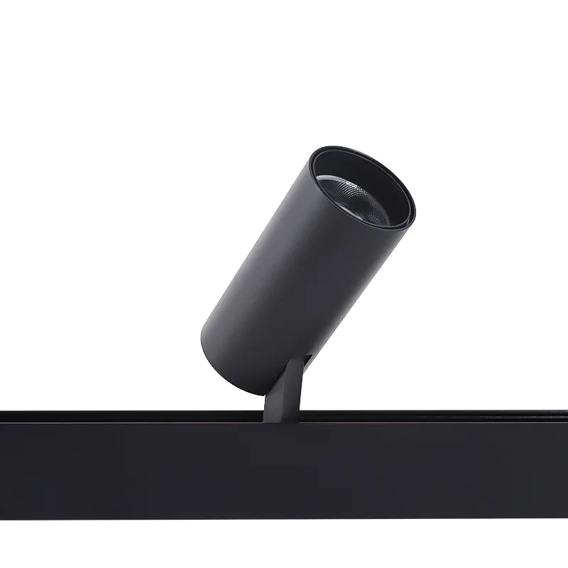 6W 12W 18W 48v magnetic led track light with tuya smart track light system cob linear rail lighting magnetic track rail system