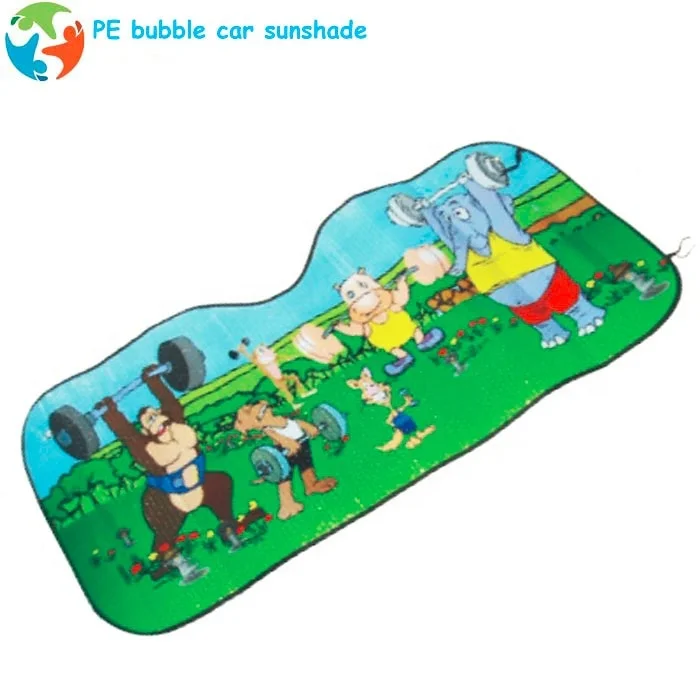 Solar parasol aluminum hot summer PE bubble sunshade car parking sunshade