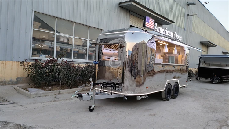 Wholesale Price Food Trucks Mobile Food Trailer Airstream Food Trailer Crepe Mobile Trailer