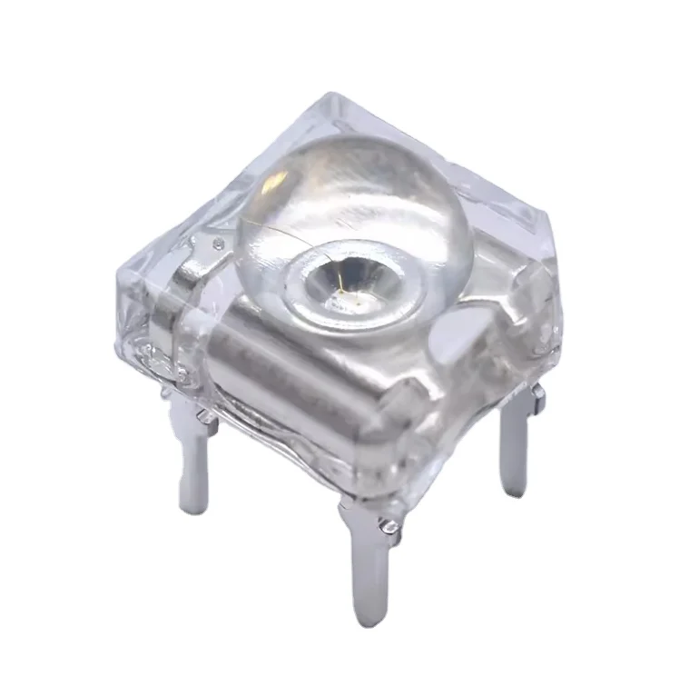 VanFun 4-контактный супер поток светодиодный Пиранья 5 мм Премиум Диод с 1 чипами для оптимальной производительности излучаемый красный цвет