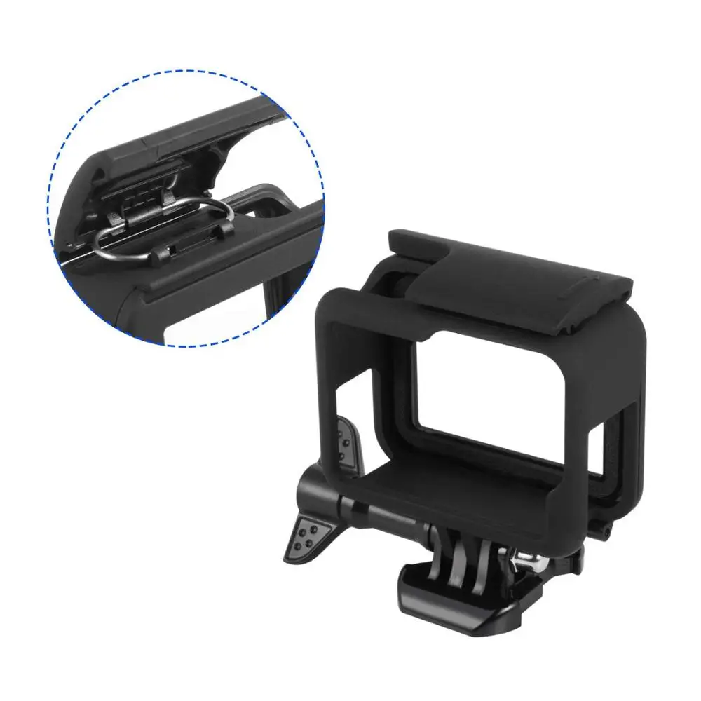 Protective Frame Case Standard Open Shell Protector Housing Border for GoPro Go Pro Hero 5/6/7 Black Sports Action Camera