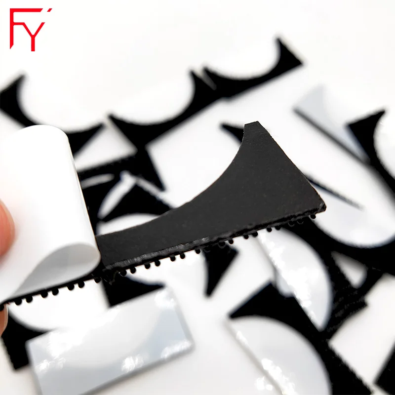 Customized dual lock sticker Black Adhesive Reclosable Fastener tape