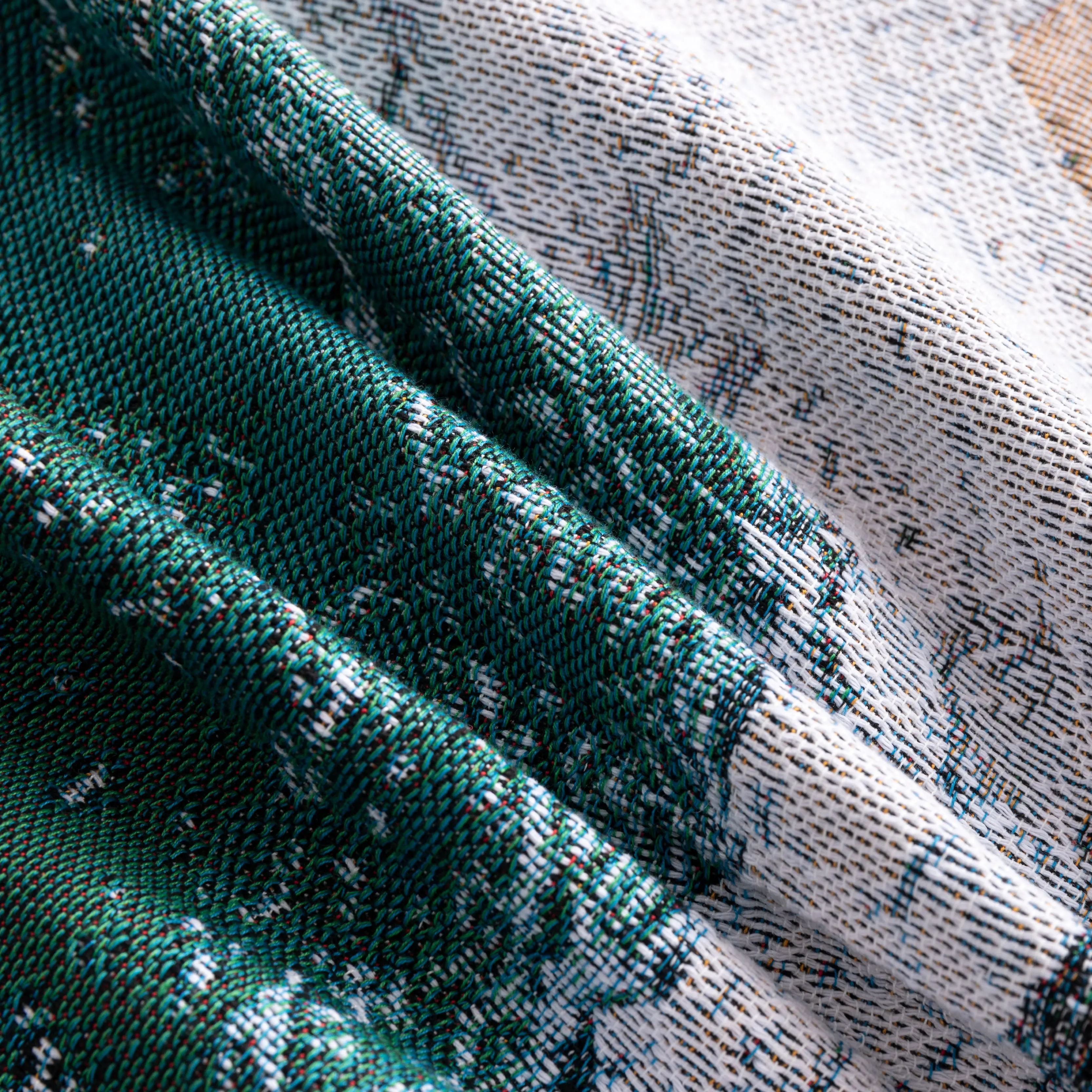 Hot Durable Woven Jacquard Sofa Cover Blanket Noval Scenery Design Polyester&cotton Sofa Blanket Decor Blanket Picnic Cloth