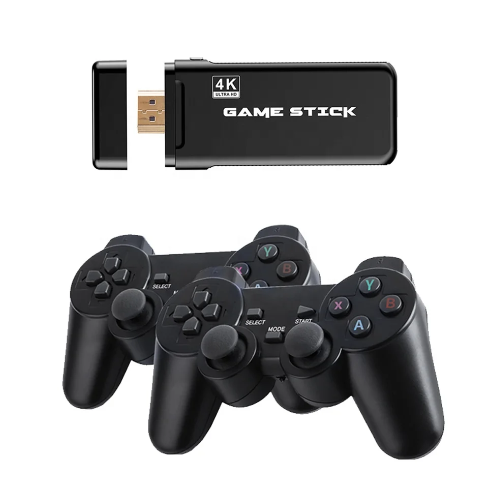 4K HD видео игровая консоль двойной геймпад для PS4/GBA классические ретро ТВ с разрешением HDMI стикер метаний в