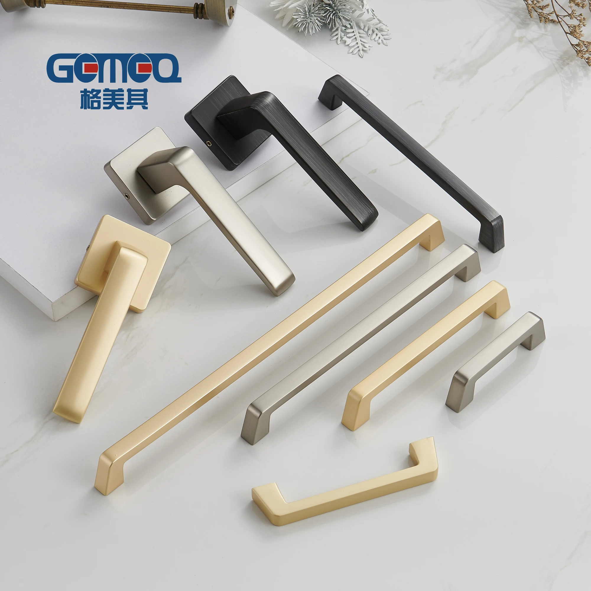 Cheap Simple Zinc Alloy Furniture Hardware Cabinet Kitchen Pull Drawer Handle Wardrobe Door Handle Hardware
