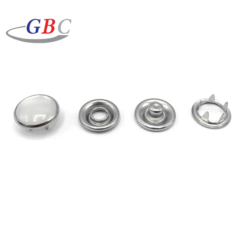 Brass Pearl Prong Snap Buttons For Baby Cloth