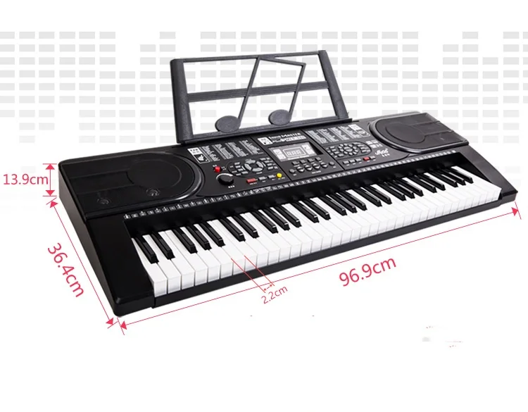 Factory direct sale adult children teaching 61 keys piano keyboard electronic piano