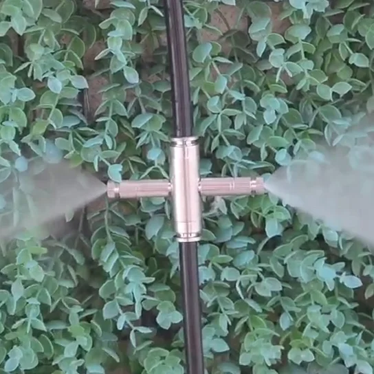 Dust removal, cooling and humidification in green greenhouses  Misting Fogging Systems Fittings