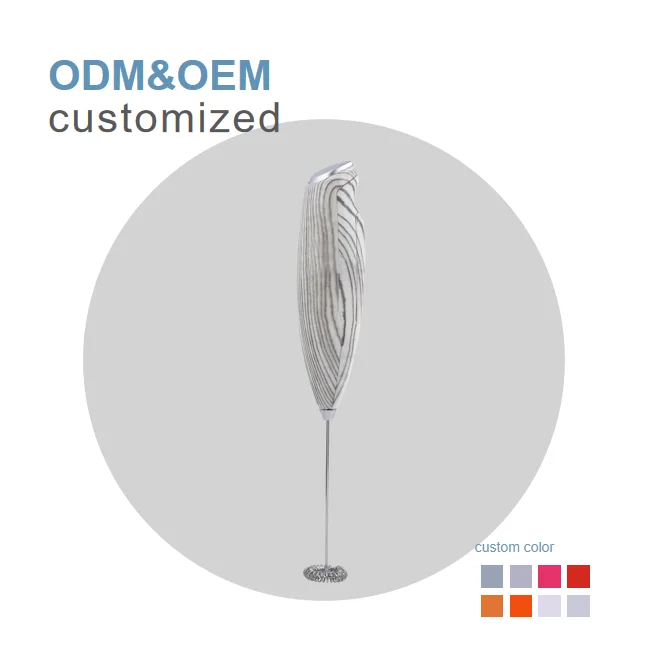 Ручной Электрический вспениватель молока на батарейках с подставкой