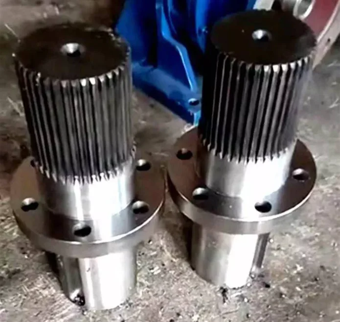 Speed reducer input and output shaft