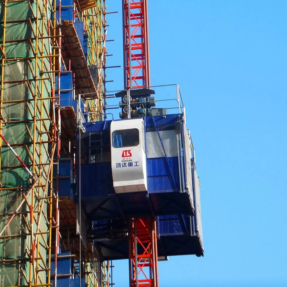 Строительный Лифт с двойной клеткой