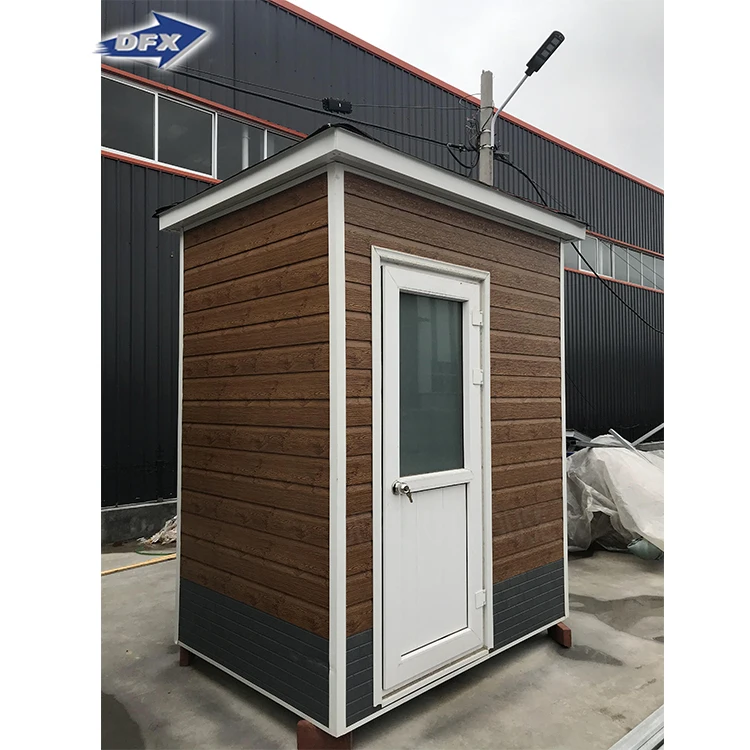 Prefab sentry box plans High strength Metal carved security guard house portable guard house