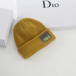 Korean dome knitted melon hat male street trend gangster yuppie landlord autumn and winter warm woolen cold hat