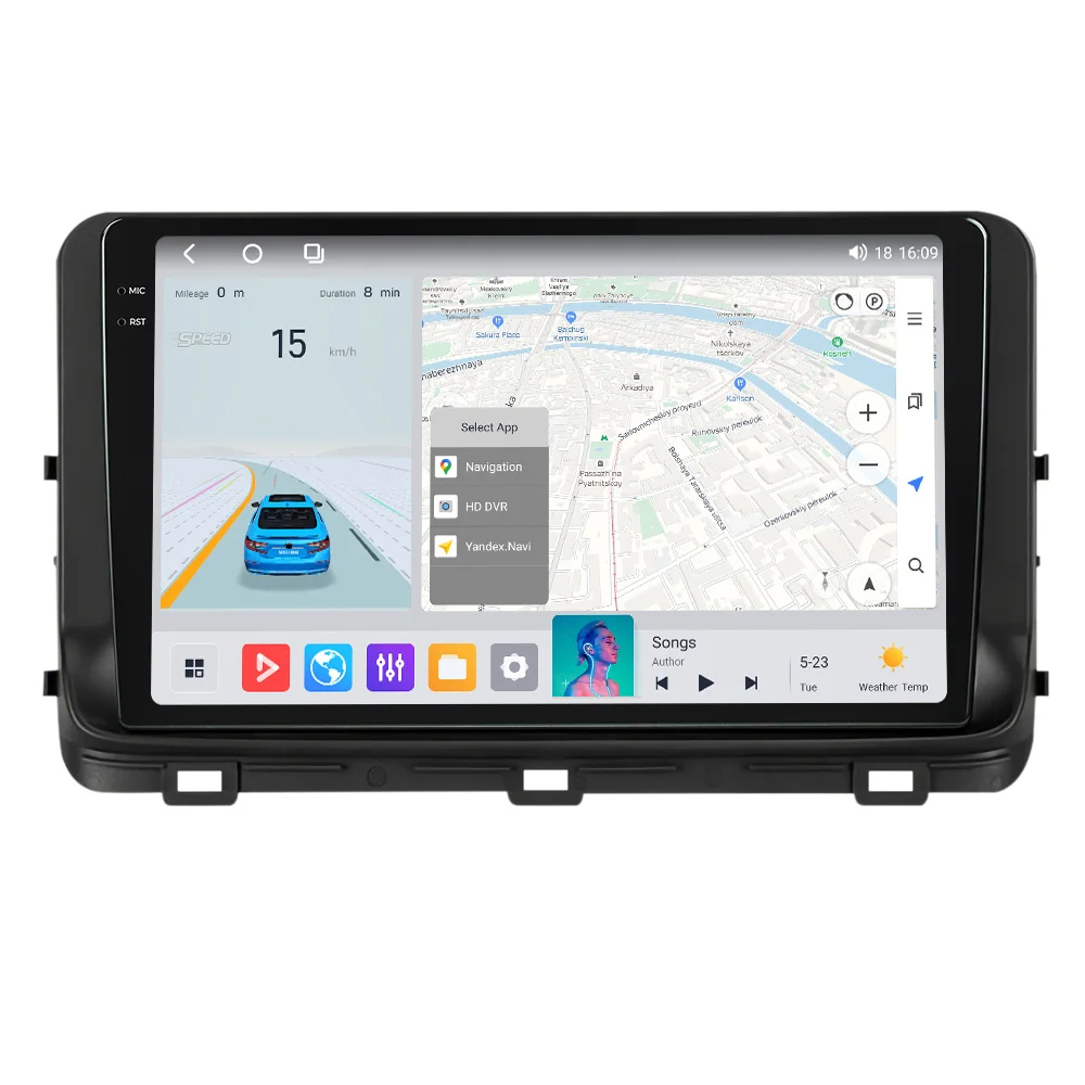 MEKEDE MS car-play Android auto touch screen gps навигация 360 камера охлаждающий вентилятор для KIA Ceed 3 CD 2018 - 2022