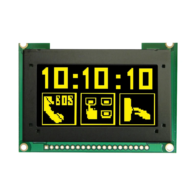 
2 inch small oled graphic 128x64 lcd display 12864 with controller board SPI/I2C/8080/6800 interface 