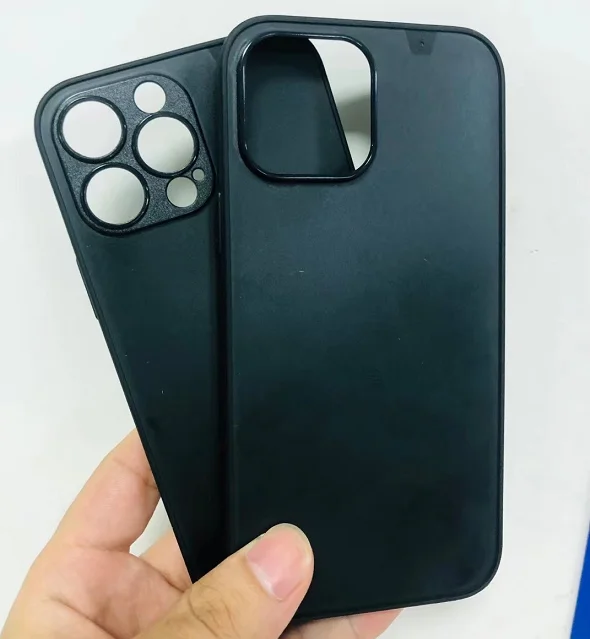 Sublimation Phone Accessories 2D Blank Print Mobile Case With Aurora Glass Screen Protector for iPhone x xr xs 11 12 13 pro max