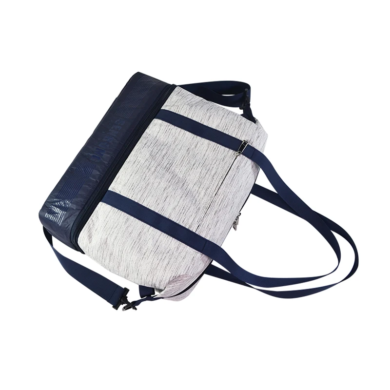 Foldable Travel Duffel Bag Water & Tear Resistant Deep Blue Overnight Weekend Bag