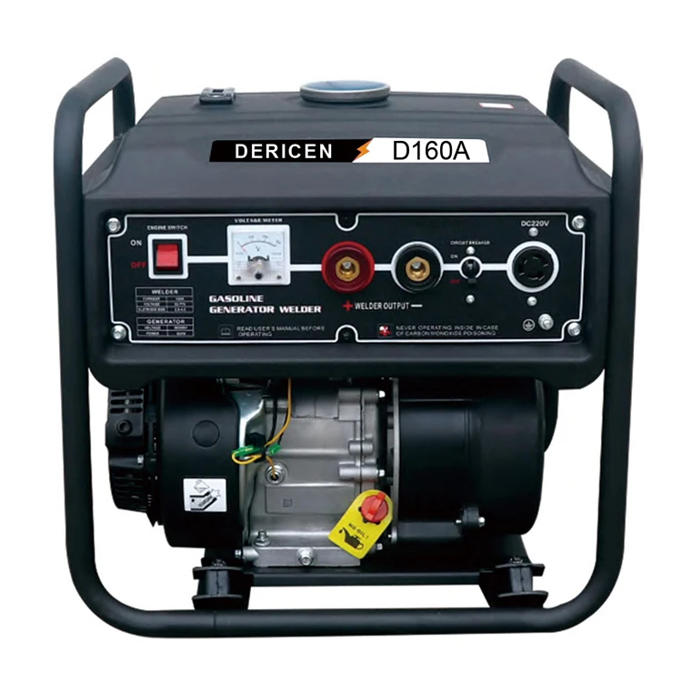 Dericen 800W/1000W DC Welding&LIghting Machine Gasoline Generator Welder Generators 2.5mm-4mm/5mm