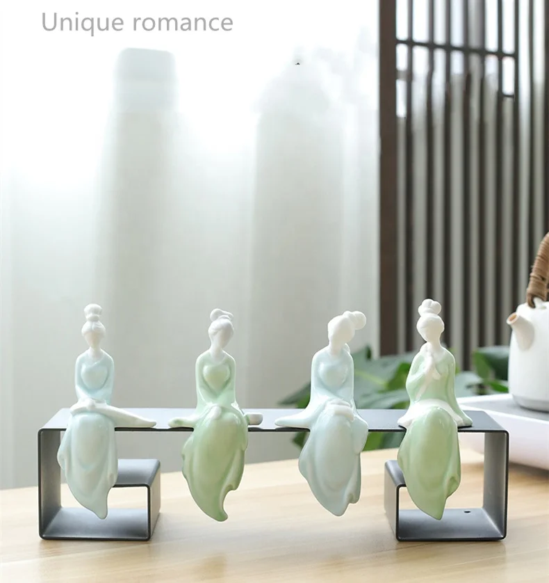 Home Decoration Ceramic ornament Handmade Decorations Decor Designs Creative Luxury China for Home Hotel Clubhouse Gifts