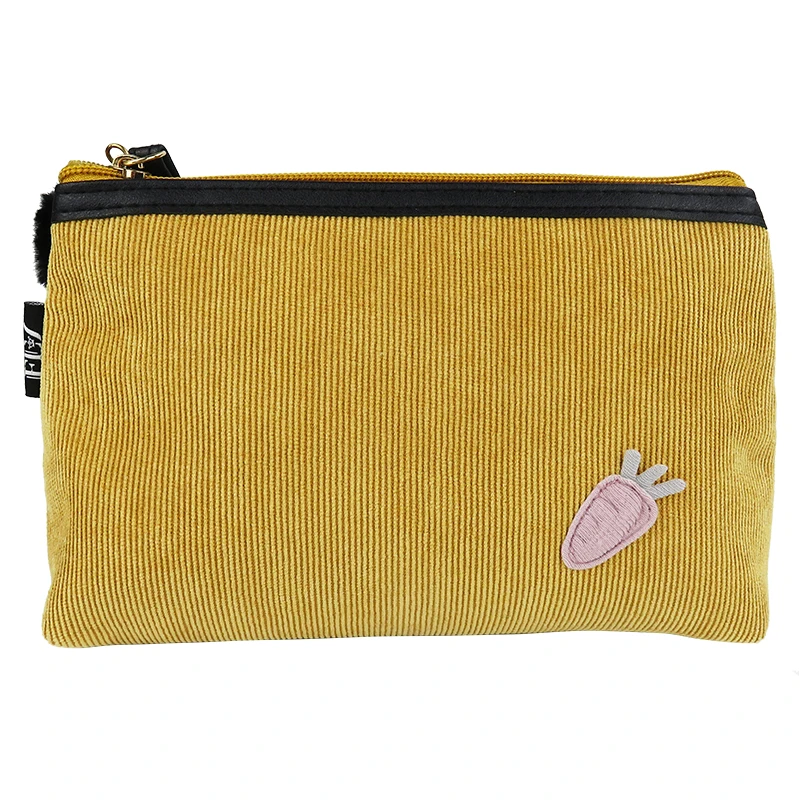 
Сделанный на заказ вельветовый бархатный косметический мешочек, держатель для кистей для макияжа 