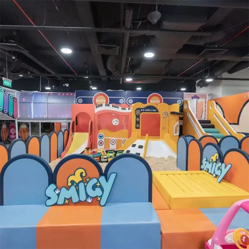 Large Maze Playland Soft Adventure Kids Slides Indoor Plastic Playground for Shopping Mall