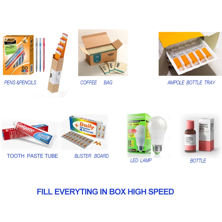 China Manufacture Cartoner Cartoning  Packaging Line Machines for Bottle  Blisterpack