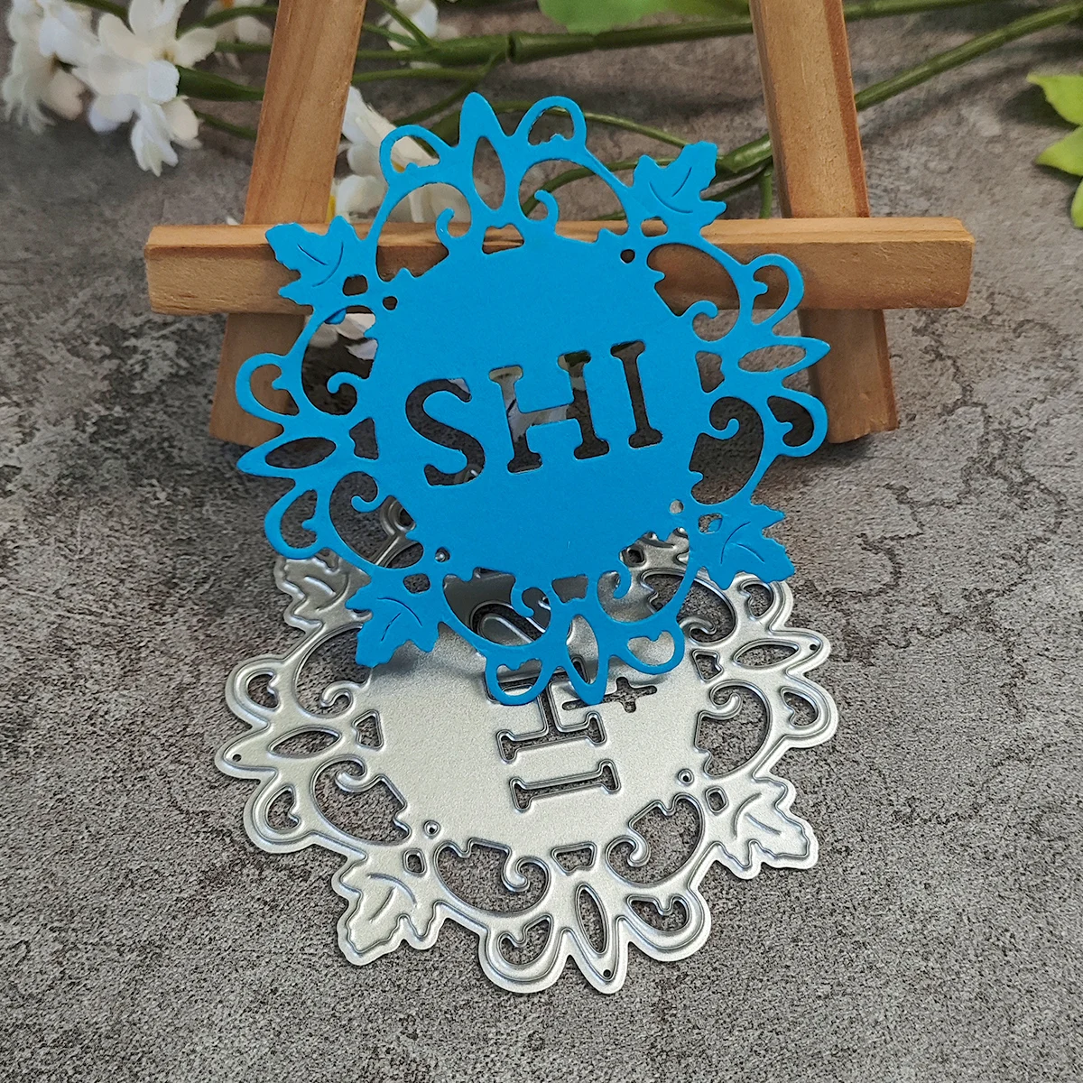 AAGU New Metal Cutting Dies Mould Scrapbooking Cutting Die Invitation Card Deers Flower Circle Craft Paper Cutting Die