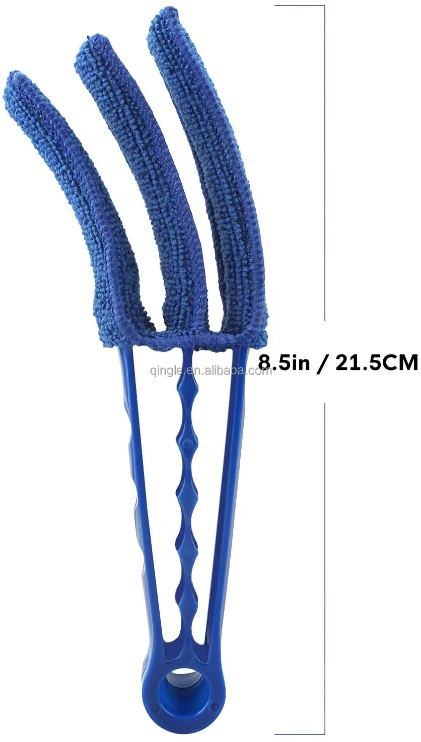 Qingle Hot selling microfiber  duster Shutter Blind cleaning brush for car Domestic air conditioning