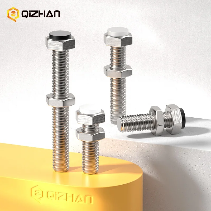 Factory direct stainless steel M3M4M5M6M8M10M12 Hex Shoulder Type Screw Stopper Bolt