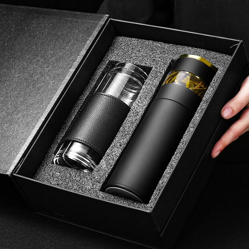 Newly 350ml Stainless Steel Smart Vacuum Insulated Water Bottle Thermos With LED Temperature Display for Business Gift Box