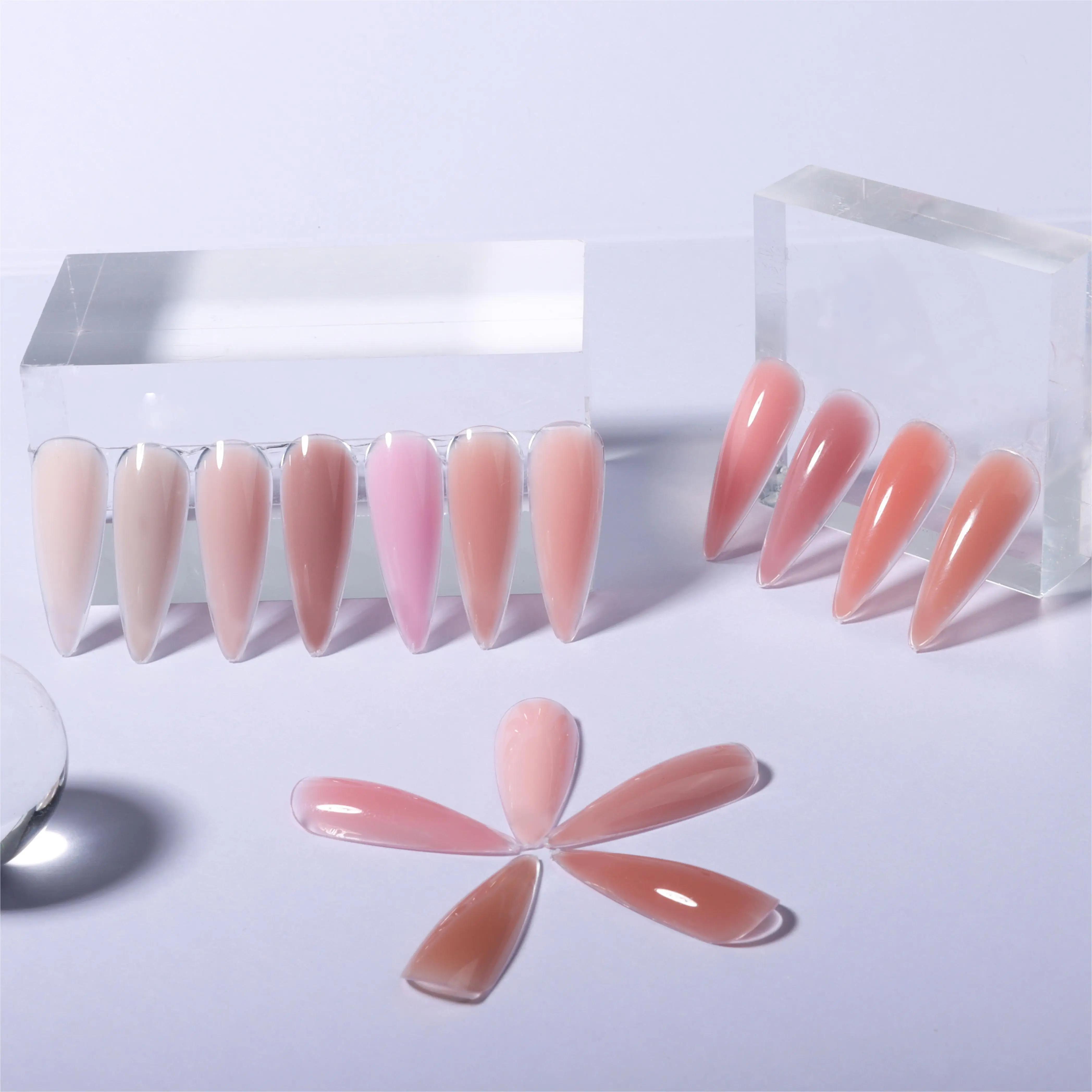 KNC Private Label 15ml  Nail Building Gel  Extension Nail Gel Hard Jelly UV Gel in Jar