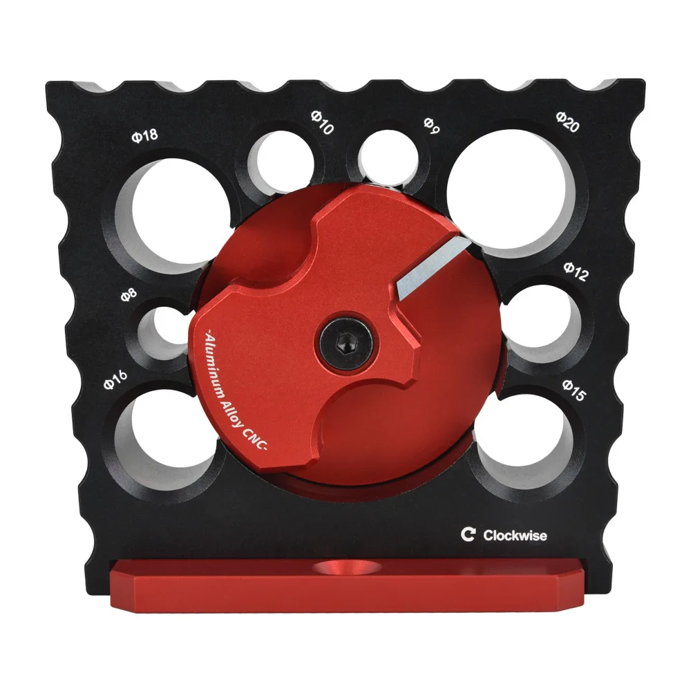 New Design Dowel Round Bar Auxiliary Tool Metric 8 Holes Woodworking Adjustable Electric handy Mini round drill tool