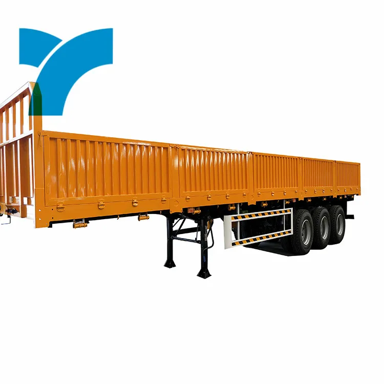 China factory 3/4 axles 40ft fence semi trailer cargo transport  600mm fence trailer