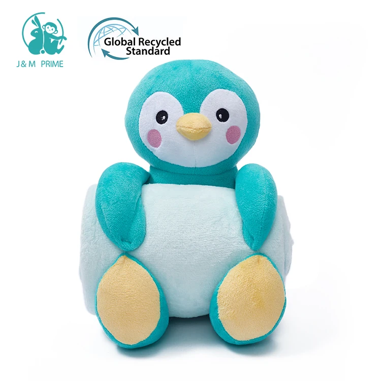 Animal Character Plush Unicorn Stuffed Toys With Blanket Cozy Warm Cute Unicorn Plush Blanket